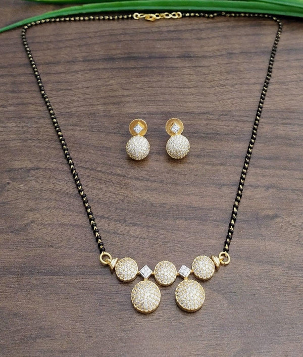 Brass Gold Plated Mangalsutra - Trendisia