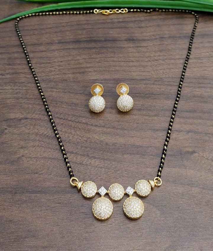 Brass Gold Plated Mangalsutra - Trendisia