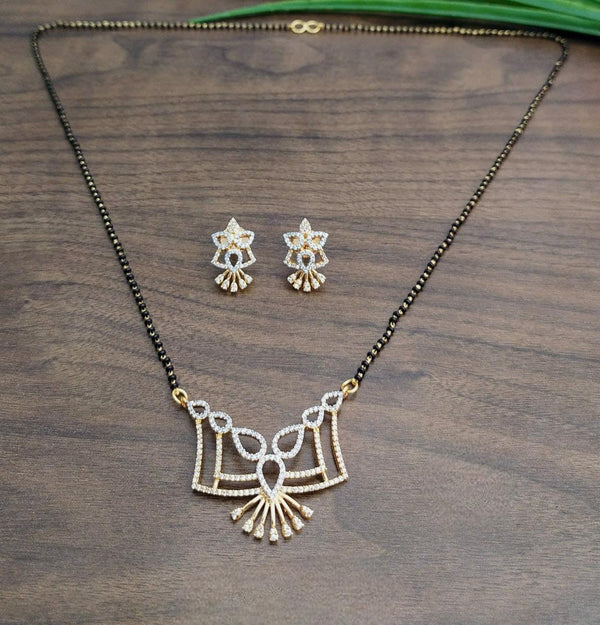 Brass Gold Plated Mangalsutra - Trendisia