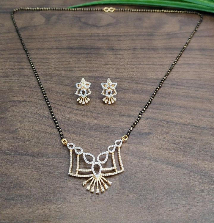 Brass Gold Plated Mangalsutra - Trendisia