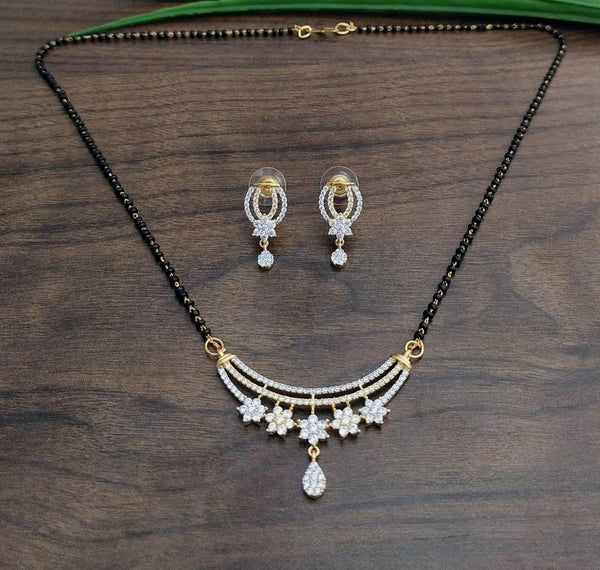 Brass Gold Plated Mangalsutra - Trendisia