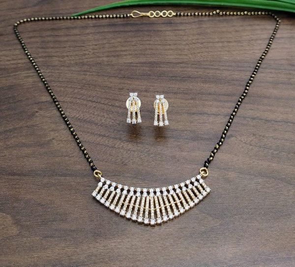 Brass Gold Plated Mangalsutra - Trendisia