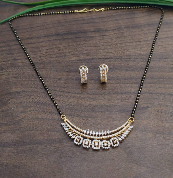 Brass Gold Plated Mangalsutra - Trendisia