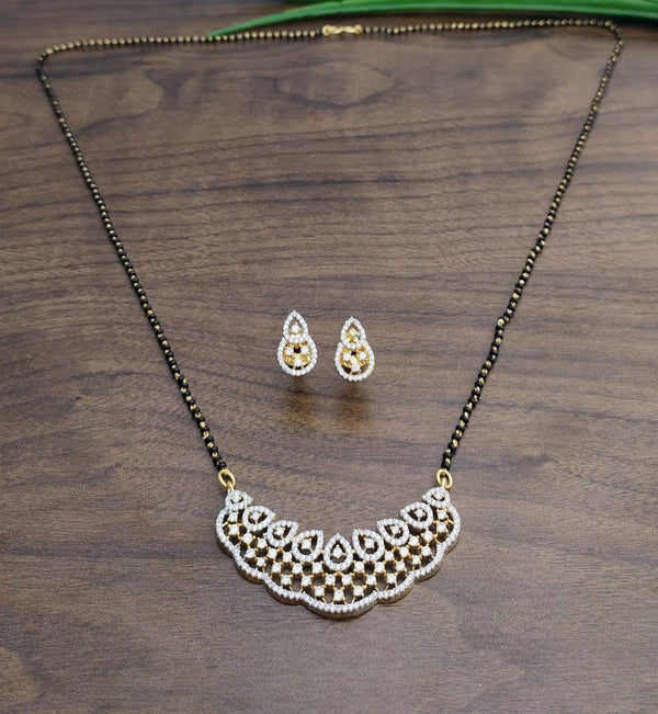 Brass Gold Plated Mangalsutra - Trendisia