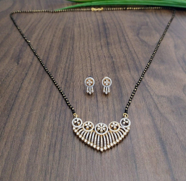 Brass Gold Plated Mangalsutra - Trendisia