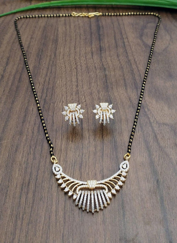 Brass Gold Plated Mangalsutra - Trendisia