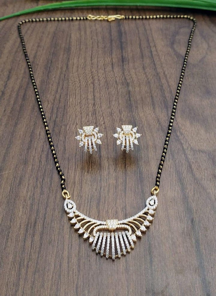 Brass Gold Plated Mangalsutra - Trendisia