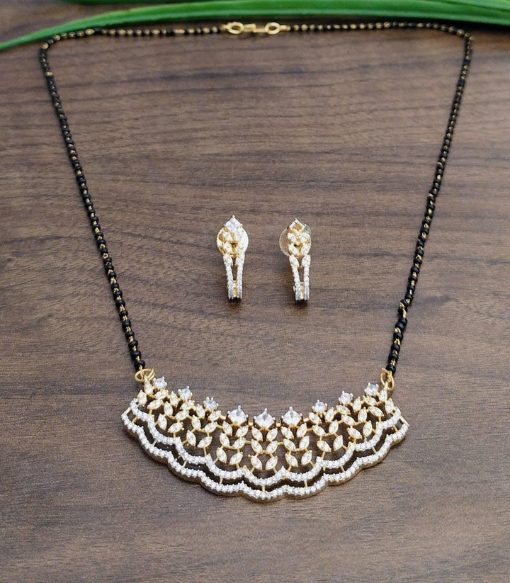 Brass Gold Plated Mangalsutra - Trendisia