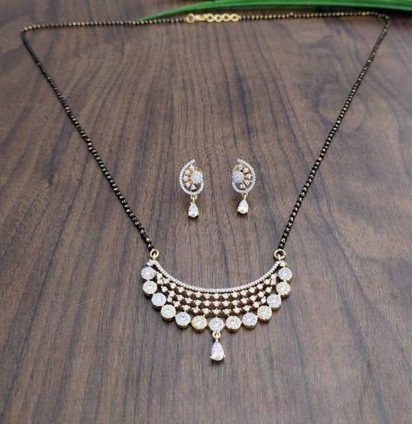 Brass Gold Plated Mangalsutra - Trendisia