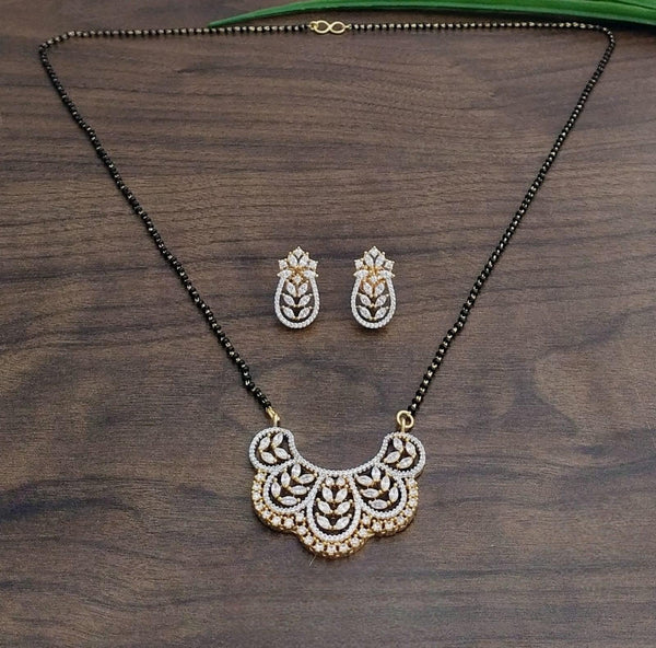 Brass Gold Plated Mangalsutra - Trendisia