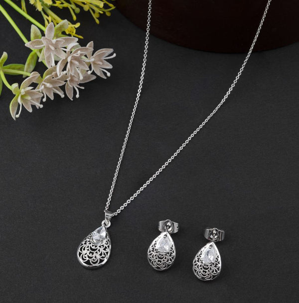 Tear Drop Shaped CZ  Set