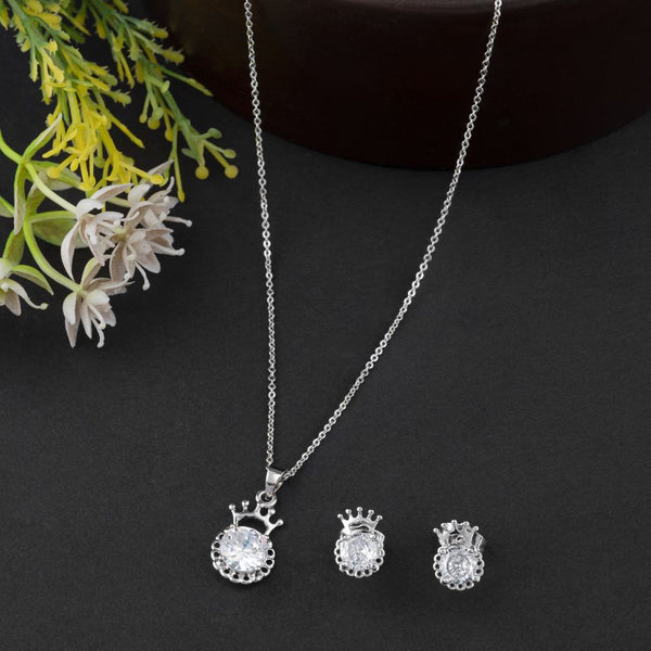 Crown Shaped CZ  Set