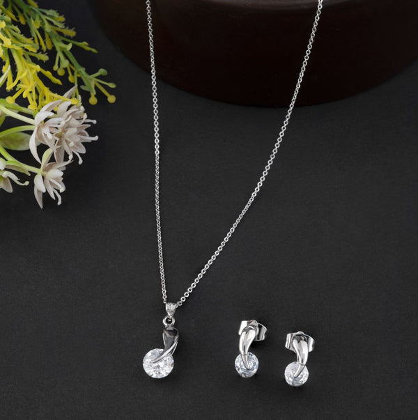 Inlaid CZ  Set