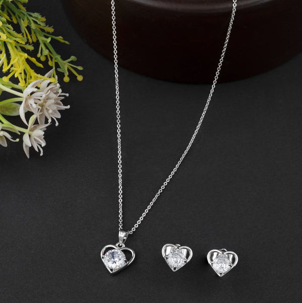 Heart Shaped CZ  Set