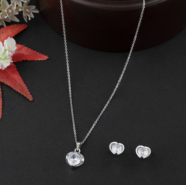 Inlaid CZ  Set