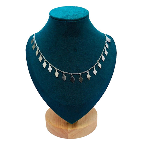 92.5 Sterling Silver Chain Necklace - Trendisia