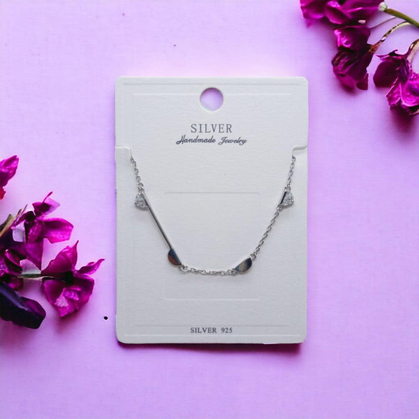 92.5 Sterling Silver Chain Necklace - Trendisia