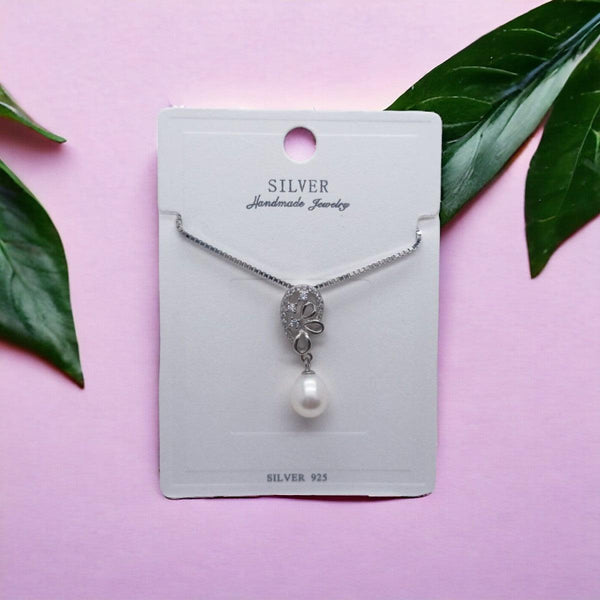 92.5 Sterling Silver Chain Necklace - Trendisia