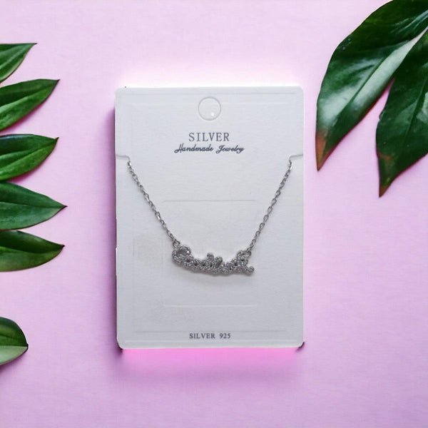 92.5 Sterling Silver Chain Necklace - Trendisia