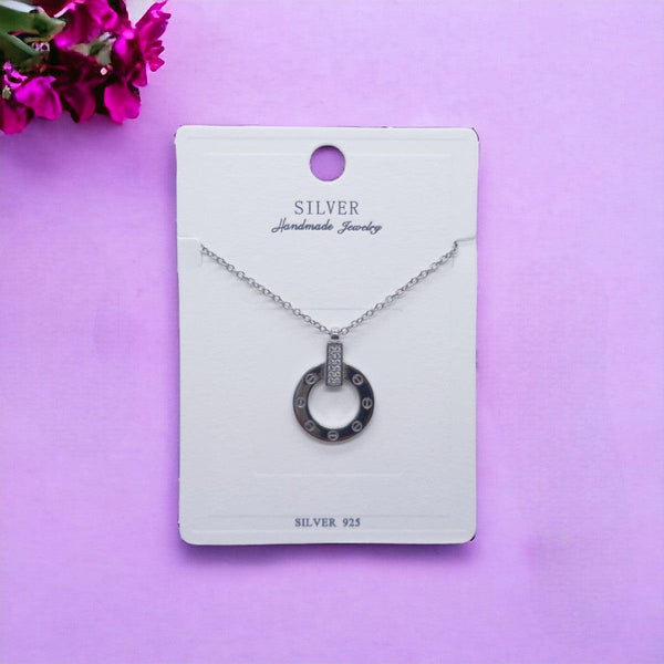 92.5 Sterling Silver Chain Necklace - Trendisia