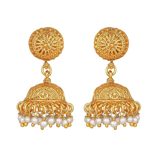 Gold-Plated Pearl Beaded Jewellery Set - Trendisia