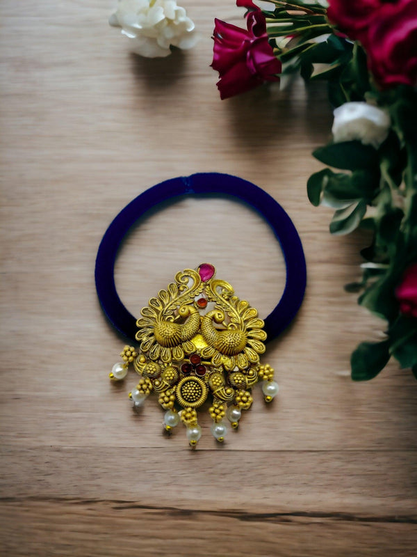 Temple brooch rubber band for women - Trendisia