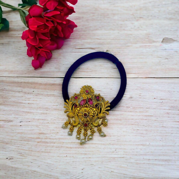 Temple brooch rubber band for women - Trendisia