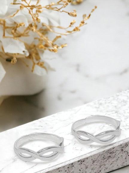 92.5 Sterling Silver Handcraft Toe ring - Trendisia