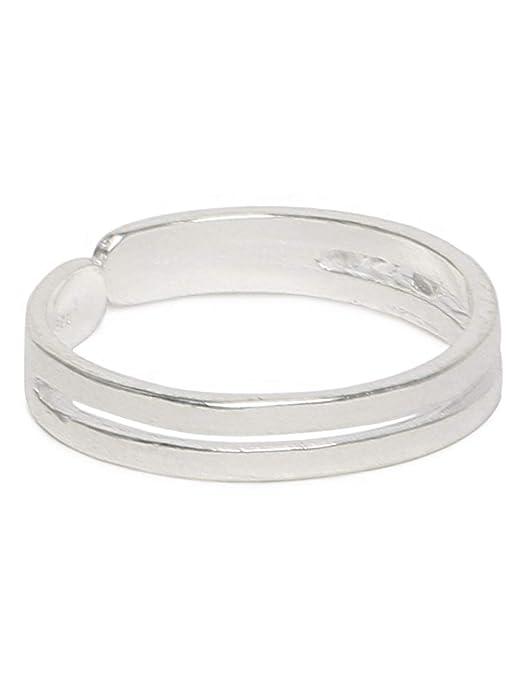 92.5 Sterling Silver Handcraft Toe ring - Trendisia