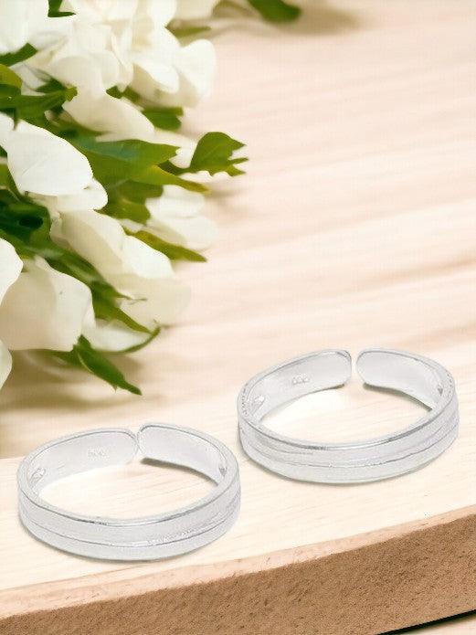 92.5 Sterling Silver Handcraft Toe ring - Trendisia
