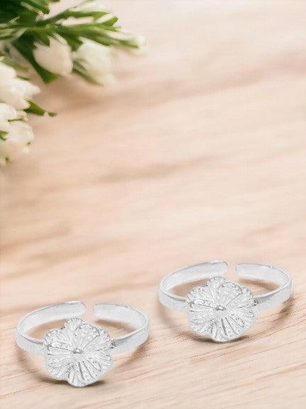 92.5 Sterling Silver Handcraft Toe ring - Trendisia