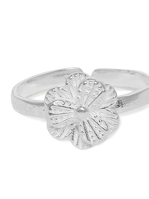 92.5 Sterling Silver Handcraft Toe ring - Trendisia