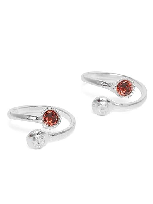92.5 Sterling Silver Handcraft Toe ring - Trendisia