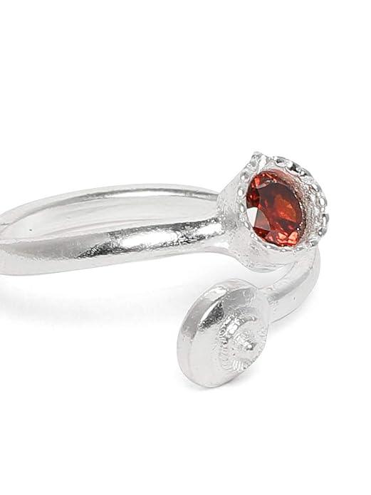 92.5 Sterling Silver Handcraft Toe ring - Trendisia