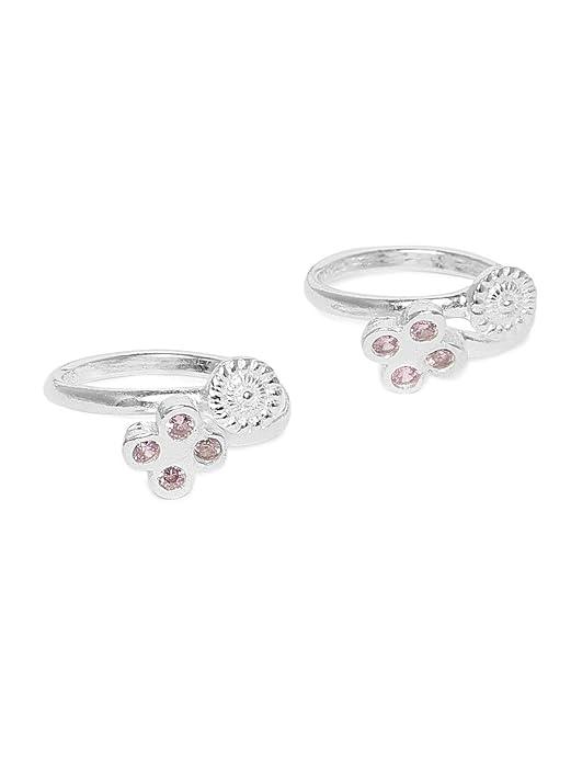 92.5 Sterling Silver Handcraft Toe ring - Trendisia