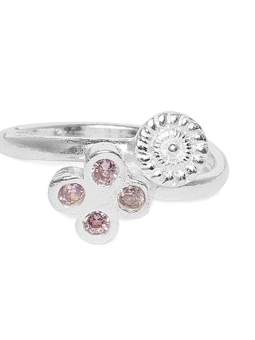 92.5 Sterling Silver Handcraft Toe ring - Trendisia