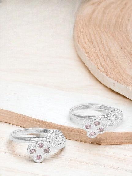 92.5 Sterling Silver Handcraft Toe ring - Trendisia