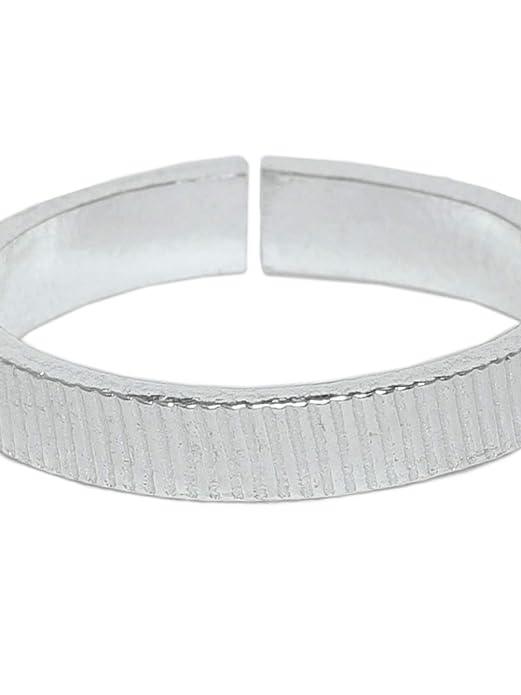 92.5 Sterling Silver Handcraft Toe ring - Trendisia