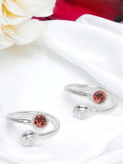 92.5 Sterling Silver Handcraft Toe ring - Trendisia