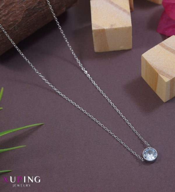 Xuping Round Pendent Necklace - XPNGNK 5411