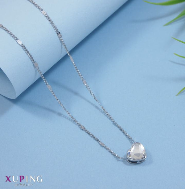 Xuping Heart Shape Pendent Necklace - XPNGNK 5434