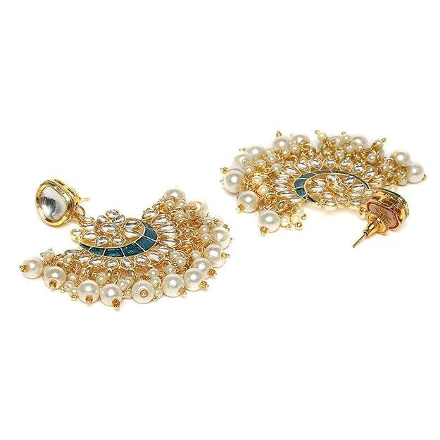 Blue Beads Fusion Choker Set - Trendisia