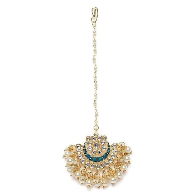 Blue Beads Fusion Choker Set - Trendisia
