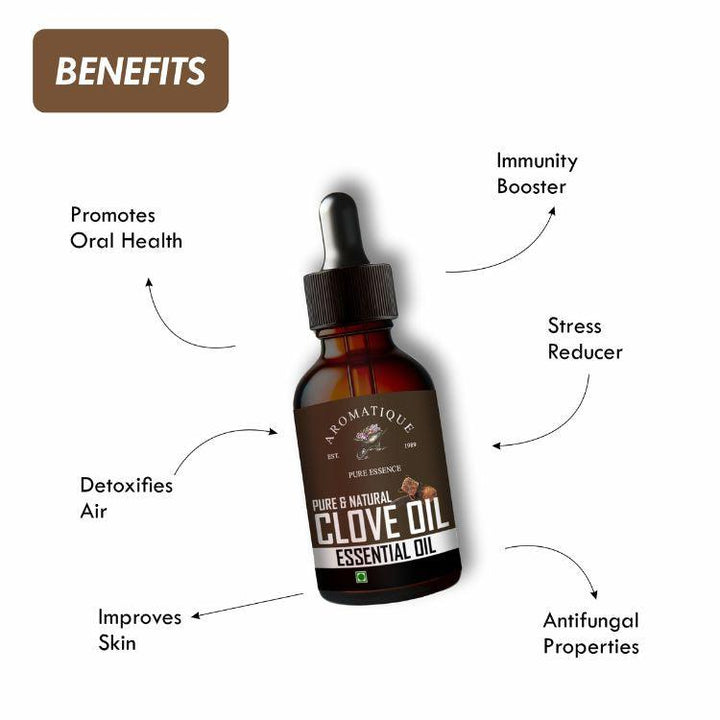 Clove Oil - Natural Aromatic Essence for Freshening Ambiance - Trendisia