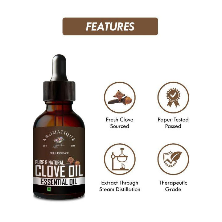 Clove Oil - Natural Aromatic Essence for Freshening Ambiance - Trendisia