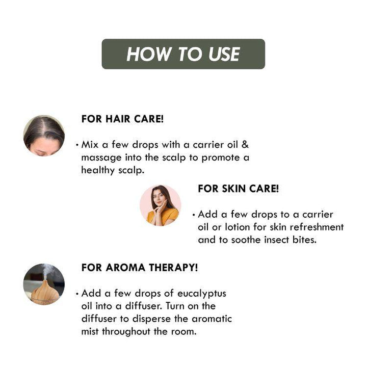 Eucalyptus Oil 100% Pure & Natural - Trendisia