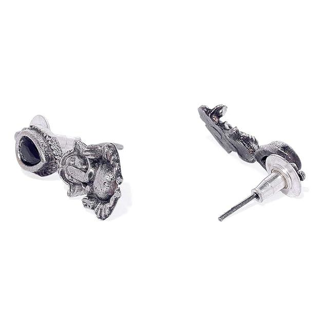 Dual Tone Temple Design Jewellery Set - Trendisia