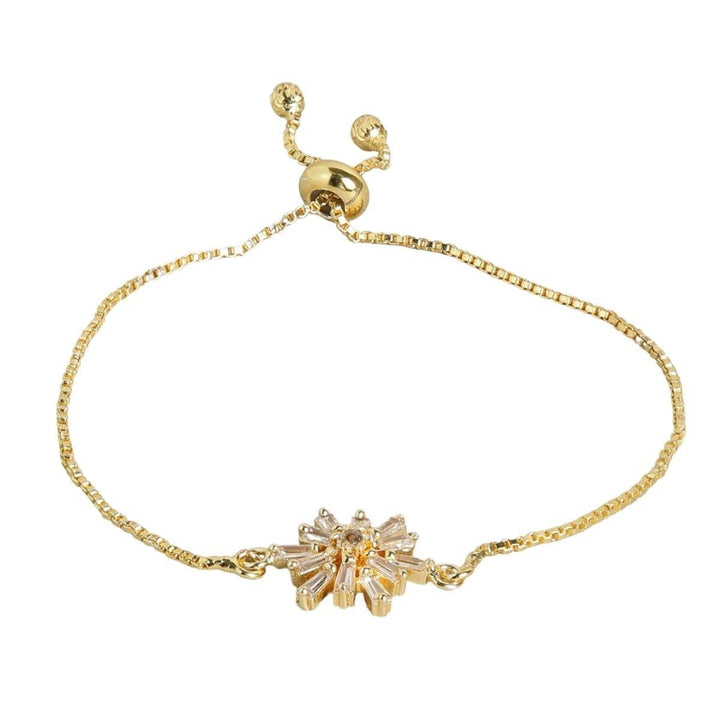 Gold Plated AD Bracelet - Trendisia