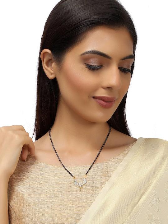 Gold-Plated AD-Stone Mangalsutra - Trendisia