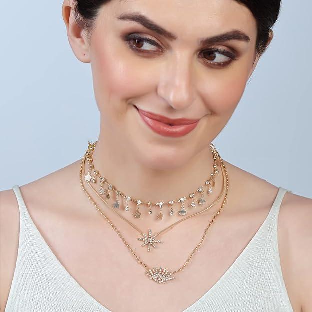 Gold-Plated White Brass Layered Chain - Trendisia